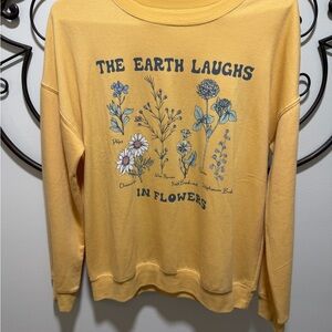 Zoe + Liv Mustard Yellow Sweatshirt